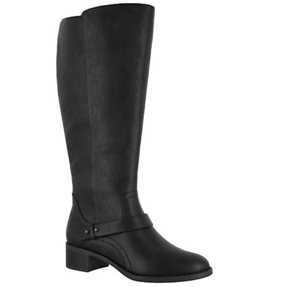 Easy Street Womens Jewel Riding Boots Block Heel Sz 7.5